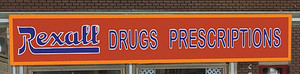 Miller Engineering ~ HO or O Scale ~ Rexall Animated Rooftop Billboard ~ 882201