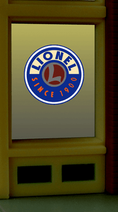 Miller Engineering ~ HO or O Scale ~ Lionel Window Sign ~ 8855