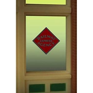 Miller Engineering ~ HO or O Scale ~ Railway Express Agency Window Sign ~ 8870