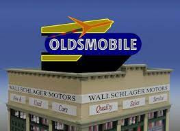 Miller Engineering ~ HO or O Scale ~ Oldsmobile Rocket Animated Billboard ~ 882801