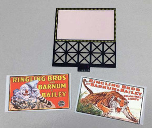 Miller Engineering ~ HO or O Scale ~ Circus Animated Billboard ~ 882951
