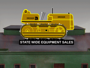Miller Engineering ~ HO or O Scale ~ Animated Right Bulldozer ~ 39812R