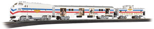 Bachmann ~ HO Scale ~ Norman Rockwell Freedom Train Set ~ 00767