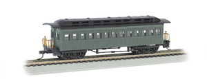 Bachmann ~ HO Scale ~ Coach (1860-80 ERA) - Painted Unlettered Green ~ 13405