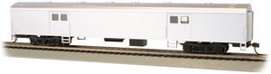 Bachmann ~ HO Scale ~ Painted, Unlettered - Aluminum - 72' Smooth-Side Baggage Car~ 14405