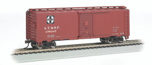 Bachmann ~ HO Scale ~ Santa Fe #136287 - Steam Era 40' Box Car ~ 15007