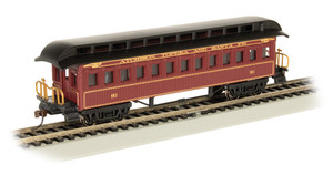 Bachmann ~ HO Scale ~ Coach (1860-80 ERA) - Santa Fe ~ 15104