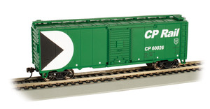 Bachmann ~ HO Scale ~CP Rail #60026 - Green 40' Box Car ~ 16004