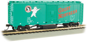 Bachmann ~ HO Scale ~ Great Northern #27429 - Track-Cleaning 40' Box Car ~ 16321