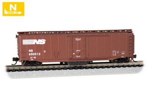 Bachmann ~ N Scale~ Norfolk Southern #650012 - Track-Cleaning 50' Plug-Door Box Car ~ 16371