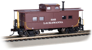 Bachmann ~ HO Scale ~ Lackawanna #889 – NE Steel Caboose ~ 16825