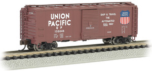 Bachmann ~ N Scale ~Union Pacific Automated Railway - AAR 40' Box Car ~ 17053