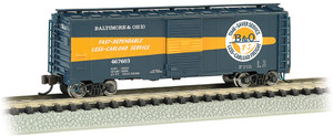 Bachmann ~ N Scale ~ B&O Timesaver #467603 - AAR 40' Steel Box Car ~ 17064