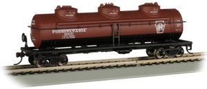 Bachmann ~ HO Scale ~ Pennsylvania #498647 - 40' Three Dome Tank Car ~ 17108