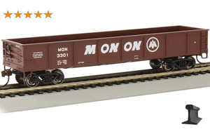 Bachmann ~ HO Scale ~ MONON #3301 ~ 40' Gondola ~ 17218