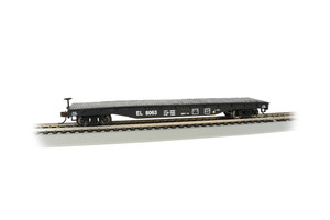 Bachmann ~ HO Scale ~ Erie Lackawanna #8063 - 52' Flat Car ~ 17304