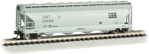 Bachmann ~ N Scale ~ CSX #256436 - ACF 56' 4-BAY Center-Flow Hopper ~ 17557