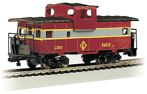 Bachmann ~ HO Scale ~ Erie Lackawanna #C365 36' Wide-Vision Caboose ~ 17712