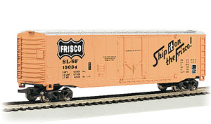 Bachmann ~ HO Scale ~ Frisco - 50' Plug Door Box Car ~ 18025
