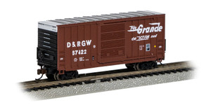 Bachmann ~ N Scale ~ Rio Grande #67422 - BROWN - Hi-Cube Box Car ~ 18253
