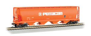 Bachmann ~ HO Scale ~ POTACAN - 4 Bay Cylindrical Grain Hopper ~ 19141