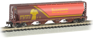Bachmann ~ N Scale ~ Saskatchewan - 4 Bay Cylindrical Grain Hopper ~ 19153