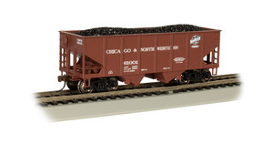 Bachmann ~ HO Scale ~ C&NW #61001 - 55- Ton 2-Bay USRA Outside Braced Hopper~ 19514