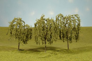 Bachmann ~ 3" - 3.5" Willow Trees ~ 32014