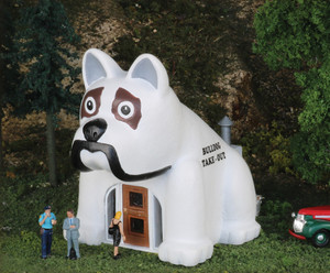 Bachmann ~ HO Scale ~ Bulldog Take-Out Roadside U.S.A Building ~ 35212
