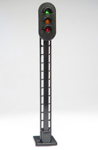 Bachmann ~ HO Scale ~ Three-Color Lighted Block Signal ~ 39115