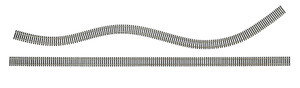 Bachmann ~ HO Scale ~ 36" Nickel Silver Flex Track (25 pieces/box) ~ 44371