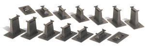 Bachmann ~ HO Scale ~ 14-Piece Graduated Pier Set ~ 44471