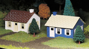 Bachmann ~ O Scale ~ Cape Cod House (two per box) ~ 45608