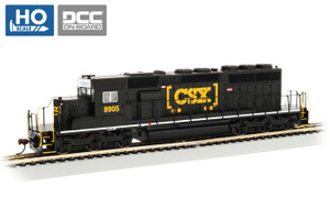 Bachmann ~ HO Scale ~ EMD SD40-2 - CSX Black (HTM) #8905 ~ DCC ~ 60917