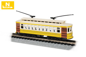 Bachmann ~ N Scale ~ Brill Trolley - Lowell #4131~ 61088
