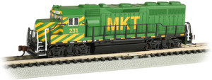 Bachmann ~ N Scale ~ Missouri Kansas Texas #231 - GP40 ~ 63570