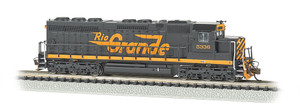 Bachmann ~ N Scale ~ Rio Grande #5336 (Large Flying Grande) - SD45 - DCC Sound Value ~ 66453