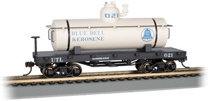 Bachmann ~ HO Scale ~ Tank Car - Old-Time - Blue Bell Kerosene #021 ~ 72106