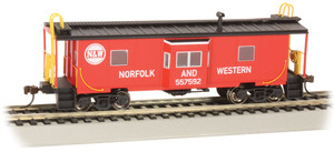 Bachmann ~ HO Scale ~ Norfolk & Western - Bay Window Caboose ~ 73208