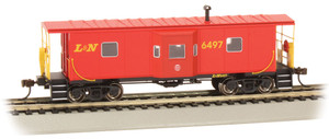Bachmann ~ HO Scale ~ L&N #6497 - Bay Window Caboose ~ 73209