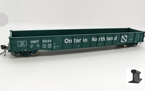 Rapido ~ HO Scale ~ 52' 6" Mill Gondola ~ Ontario Northland ~ 6 Pack ~ 50053