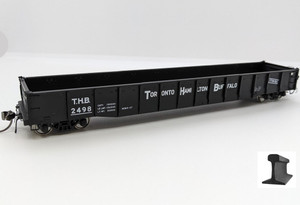 Rapido ~ HO Scale ~ 52' 6" Mill Gondola ~ Toronto Hamilton & Buffalo TH&B~ 6 Pack ~ 50056