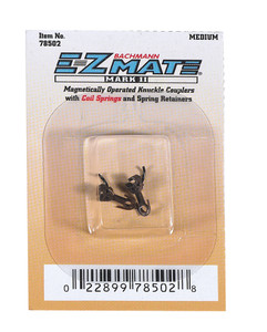 Bachmann ~ N Scale ~ 12 pair ~ Magnetically Operated E-Z Mate Mark II Couplers - Medium ~ 78502-12