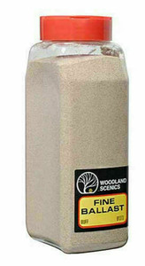 Woodland Scenics ~ Ballast ~ Buff ~ Fine ~ 32oz Shaker ~ B1373