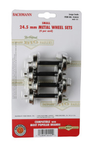 Bachmann ~ Large Scale ~ Small Metal Wheel Set (4 Per Card) ~ 92422