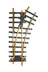 Bachmann ~ Large Scale ~ 30 Degree 4' Diameter Turnout, Right - Brass Track ~ 94658