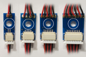 DCCconcepts ~ Micro harness SET one each 2/4/6/8 way ~ DCC-MCset
