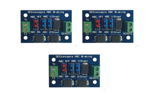 DCCconcepts ~ Pack of 3 ABC Slow or Stop Modules ~ DCD-ABC.3
