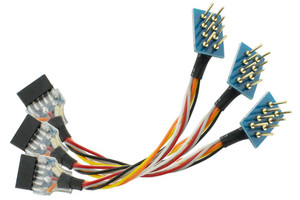 DCCconcepts ~ NEM652 8 Pin Plug to 6 Pin NEM651 Socket Harness (3 Pack) ~ DCD-HZ68.3