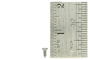 DCCconcepts ~ Countersunk Screws 1 x 3mm (60 Pieces) ~ DCS-CK103